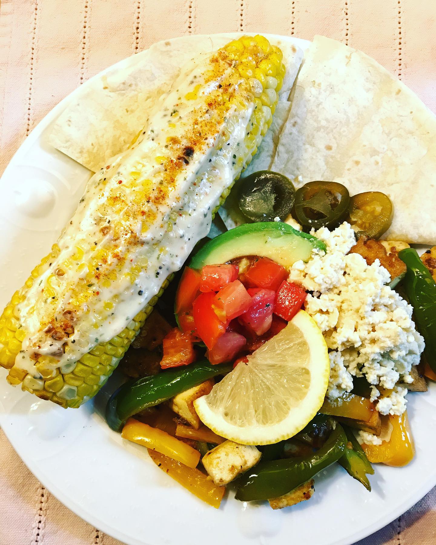 Mexican plate Vegan Home Cookings